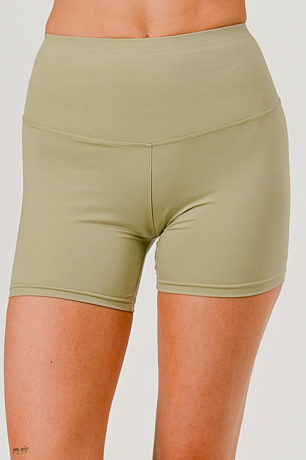 Butt Lift Yoga Shorts: High Rise Activewear - Sleek Stretch Fabric - MH37TI