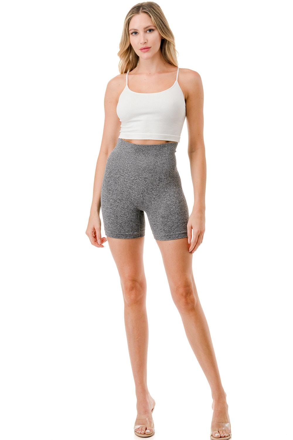 Butt Lift Biker Shorts: High Waist Seamless Compression Activewear - MFH23