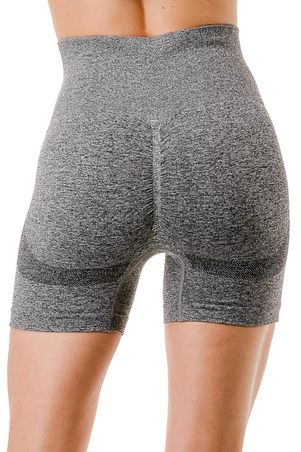 Butt Lift Biker Shorts: High Waist Seamless Compression Activewear - MFH23