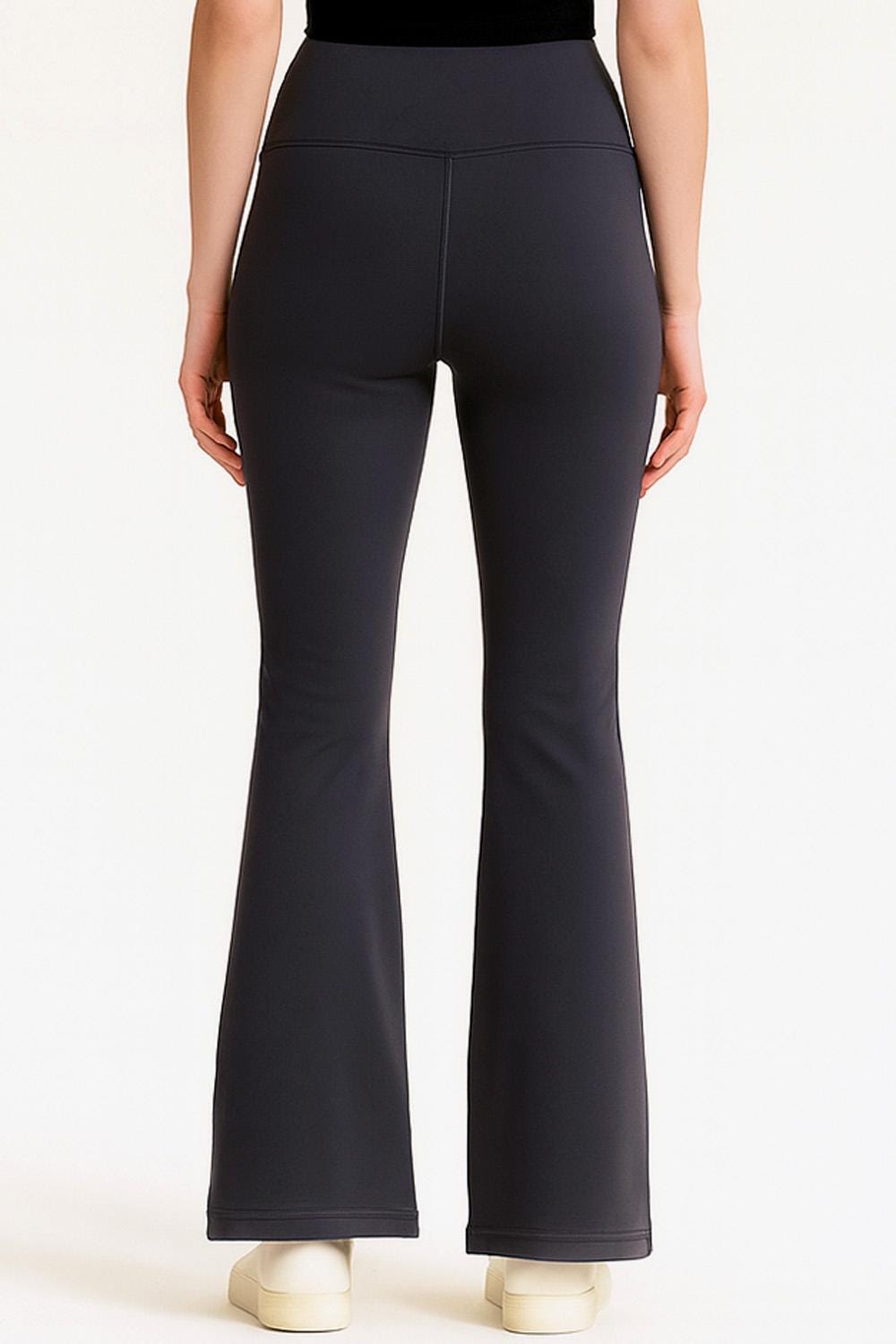 Thermal Compression Yoga Pants – Fleece Lined High Waist Flare Leggings | Squat Proof Winter Activewear - CMM13