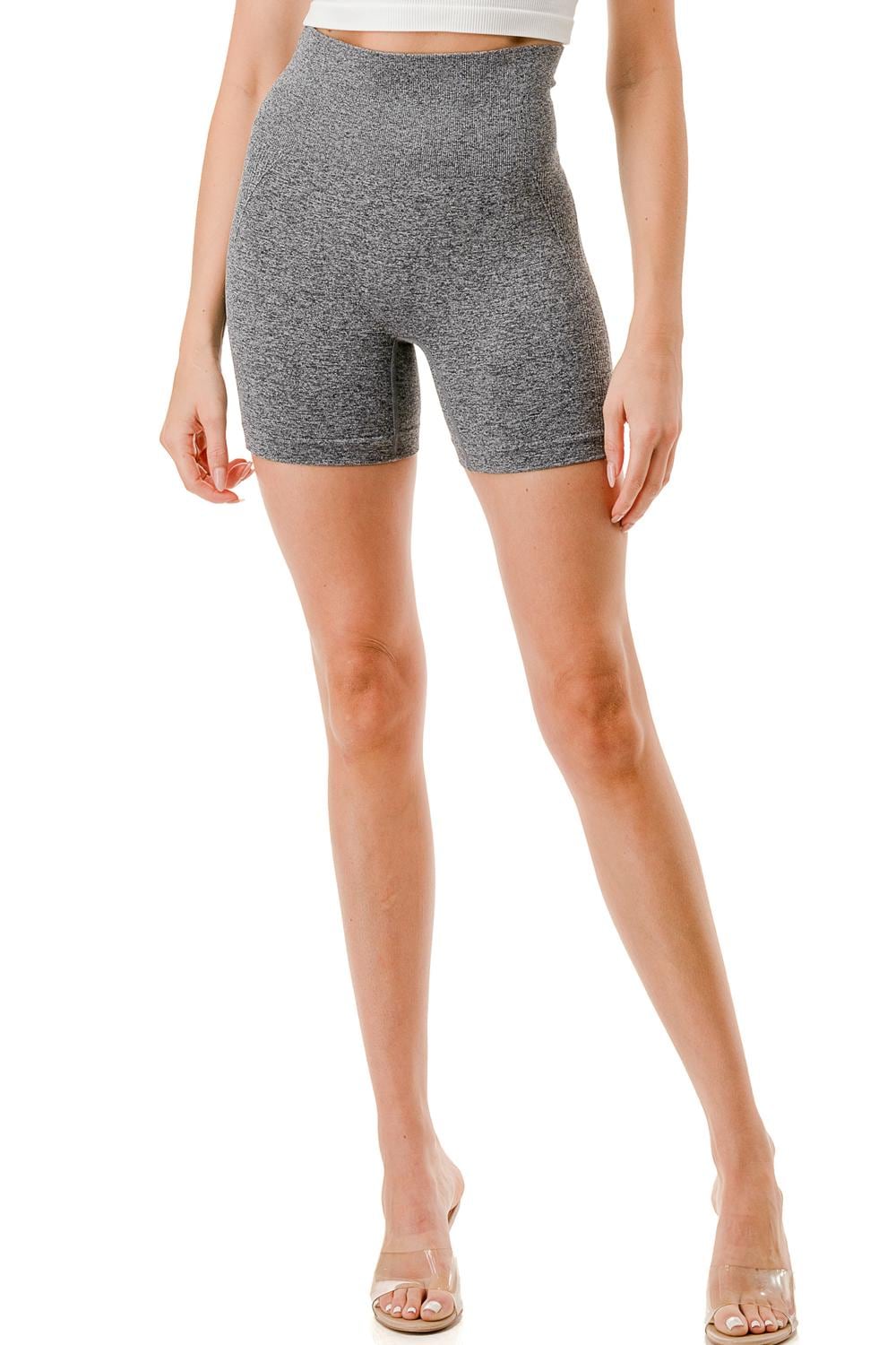 Butt Lift Biker Shorts: High Waist Seamless Compression Activewear - MFH23