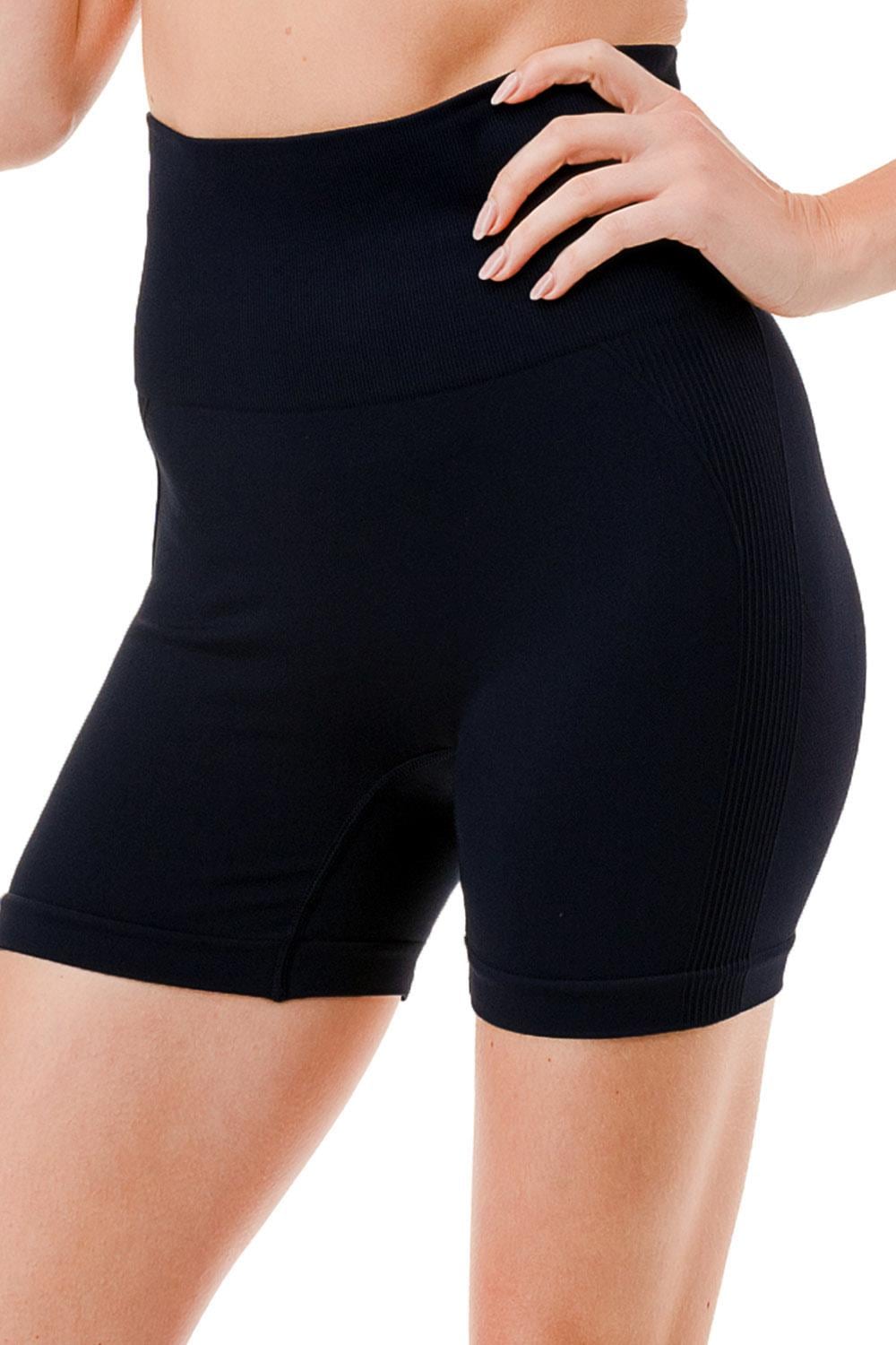 Butt Lift Biker Shorts: High Waist Seamless Compression Activewear - MFH23