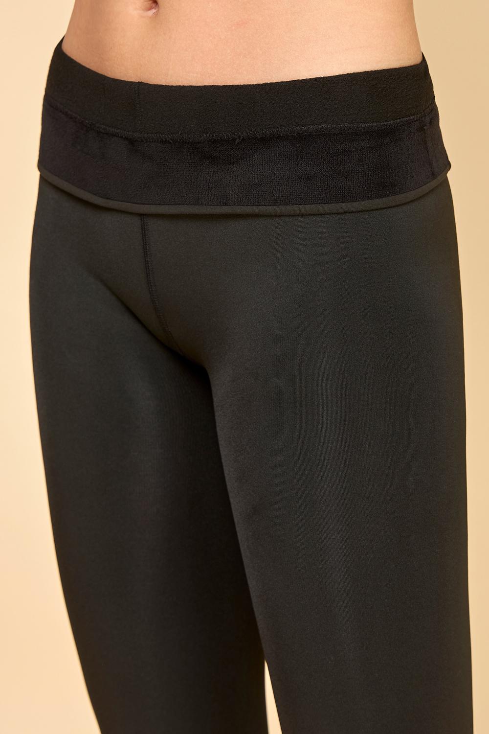 Fleece Lined Sheer Tights – High Waist Winter Stockings | Warm Transparent Leggings – MFH5829